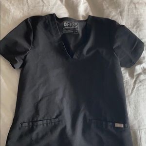 XS Casma 3 pocket Figs Scrub Top
